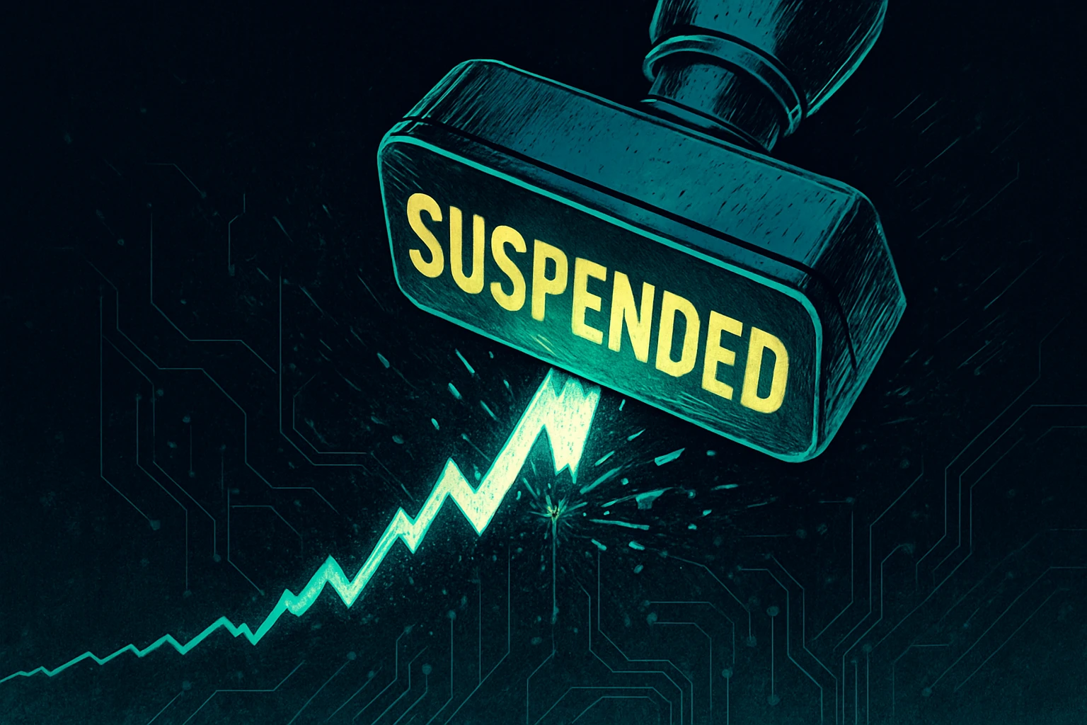 TIR SEC ! Suspension des opérations boursières des sociétés de réserves cryptographiques QMMM et SDM: impliquant manipulation de prix et spéculation