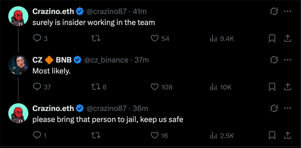 CZ: محفظة Trust Wallet ستعوض المستخدمين عن خسائر الأصول، ومبلغ السرقة يصل إلى 7 ملايين دولار أمريكي