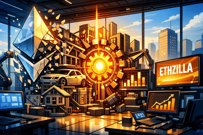 以太坊财库 ETHZilla 出售 24,291 枚 ETH 还债：从 DAT 转向 RWA 代币化