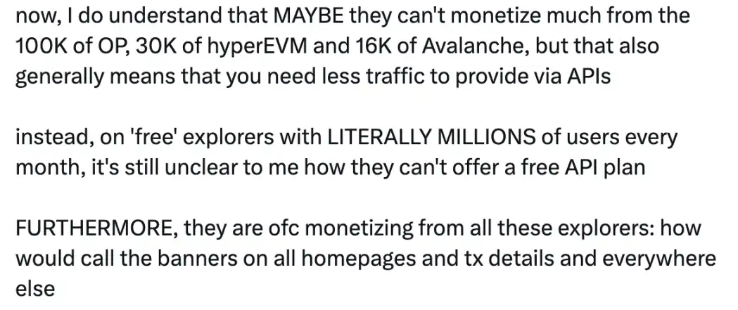 Frais surprises d'Etherscan! Accidentellement exposé les contradictions de dépendance aux données de l'écosystème Ethereum